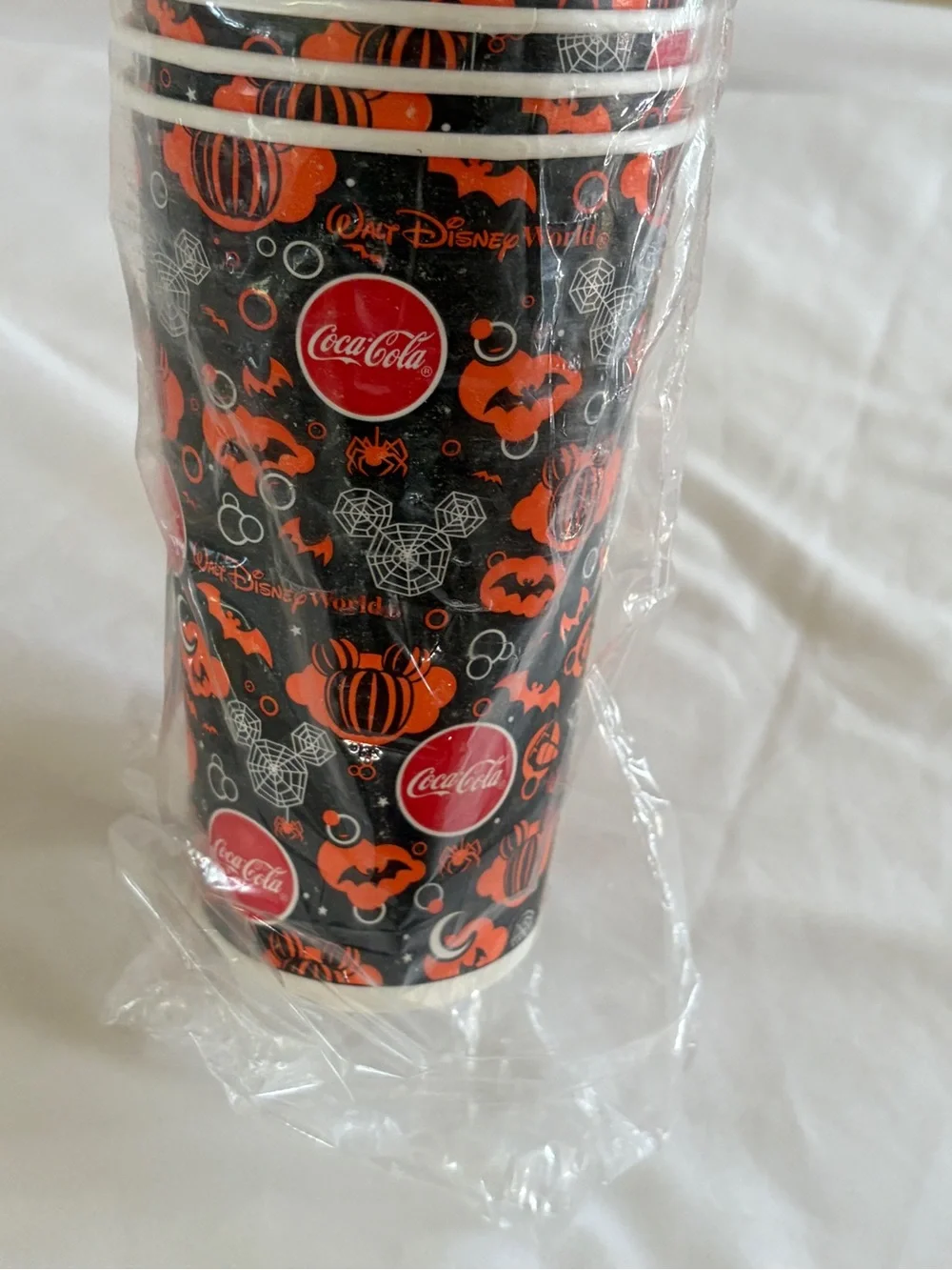 50 COUNT Disney Coca Cola Halloween Paper Disposable Cup Food Service